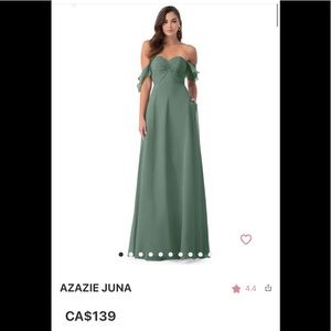 Azazie Juna - Size 12 - Eucalyptus - BNWT